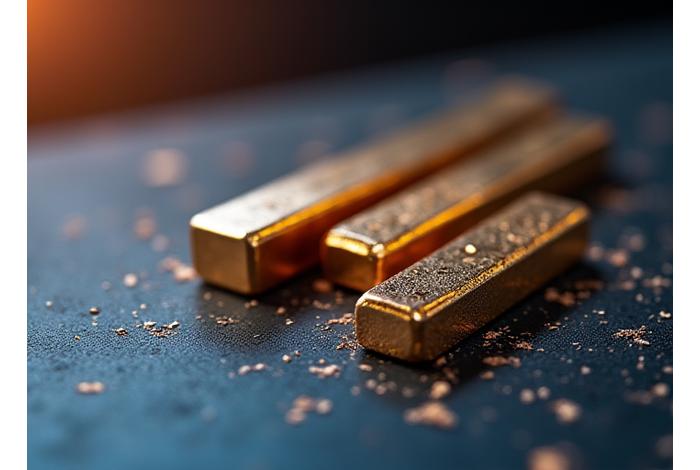 Close-up of premium raw metal ingots and wires, carefully organized, ready for forging, demonstrating material selection.